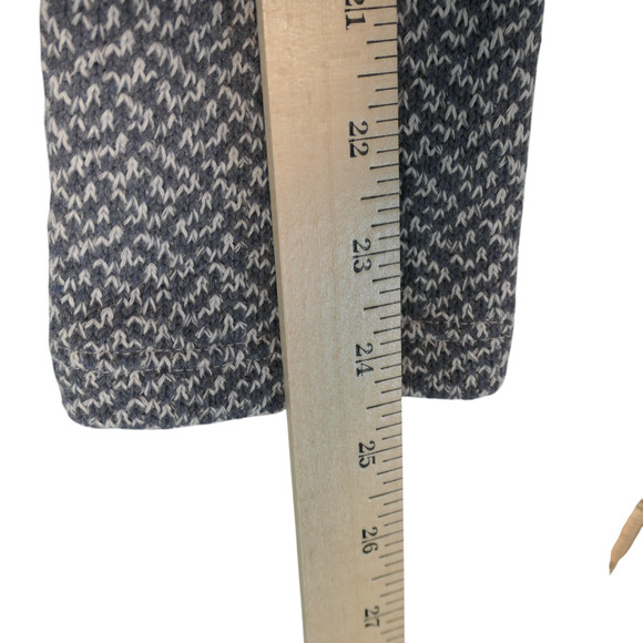 Pretty Young Thing Cardigan Sweater Womens Large Heathered Blue Long Duster Boho - Picture 8 of 12